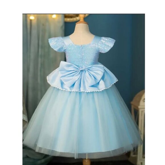 Blue Princess Kids Halloween Costume - Picture 3 of 5